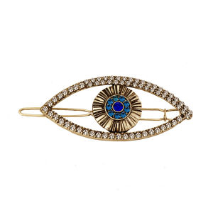 Evil Eye Gold Diamond Eye Hairpin