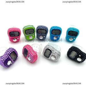 zuoyingdu064194 เครื่องนับนิ้วอิเล็กทรอนิกส์แบบแหวนนิ้วแบบกดหน้าจอดิจิตอลแบบพกพารีเซ็ตได้เคาน์เตอร์กอล์ฟอุปกรณ์เสริมการอธิษฐาน