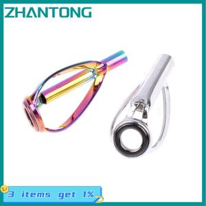 ZHANTONG 1pc Sliver Rainbow Top Tip Guide Ring Free of Tangle for Spinning Casting Fishing Rod