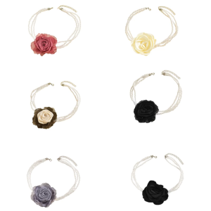 Phong cách Vòng cổ ngọc trai thời trang Vòng cổ cá tính cổ thoải mái chuỗi cho phụ nữ chuỗi hạt