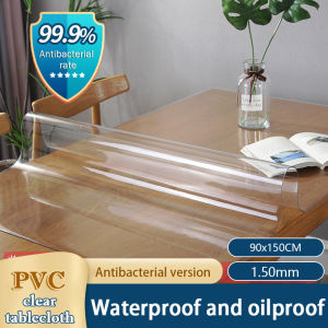1.5mm Thick Table Plastic Cover Transparent PVC Table Mat Heat Resistant Tablecloth Non-toxic Waterproof Pvc Table Cover