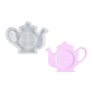 Reusable Teapots Plates Silicone Mold High Quality Silicone Cup Mat Mold For Custom Teapot Shape Plate Designs Coaster