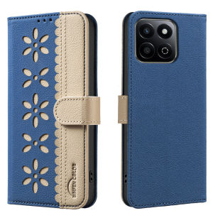 New Phone Case For Huawei Honor X9D X8D X7D X6D X5D X9C X8C X7C X6C X5C X9B X8B X7B X6B X5B Lucky Grass Magnetic Leather Wallet Card Slot Flip Case Casing