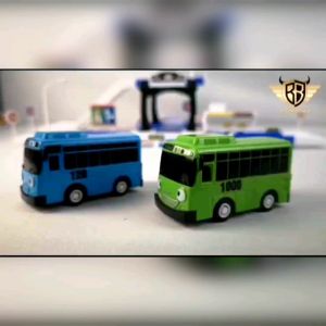 Mainan Bus Tayoo 4 pcs Little Bus  Isi 4 pcs motif sesuai foto