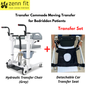 Hydraulic Transfer Chair Patient Lift Chair with Commode Bed to Bath Chair For Disabled Rehab Chair