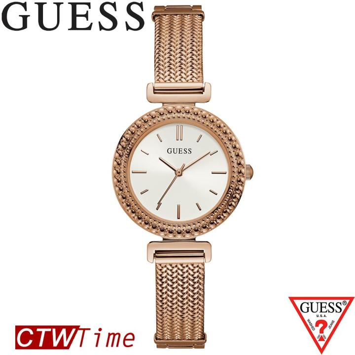 Guess Monroe นาฬิกาข้อมือผู้หญิง สายสแตนเลส รุ่น W1152L3
