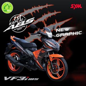 SYM VF3i 185 LE ABS ORANGE