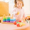 (ของแท้ USA) ของเล่นมอนเตสเซอรี่ หอคอยสีรุ้ง มอนเตสซอรี่ Rainbow Stacker Melissa & Doug Montessori Toy บล๊อคต่อ หลากรุ่น 576 567. 
