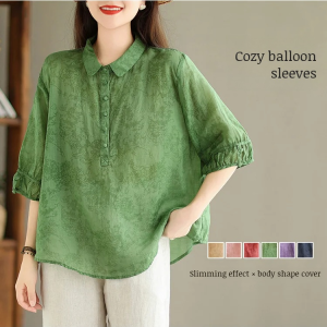 Flesh Covering Jacquard Shirt Multicolor Commuter Tops Wrinkle-free Breathable Sophistication Comfort