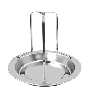ZYJC Stainless Steel for Grill Oven Chicken Roaster Canister Beer Chicken Vegetables Roasting Pan Roaster Rack BBQ Tool Chicken Holder