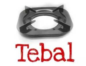 [Harga Terlaris 2pcs] Tatakan / Dudukan Tungku Kompor Gas Rinnai Kaki 4 Rinai Burner/Kuningan Bagus Tebal Kuat Awet