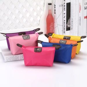 NOVELTY Lady Trendy Travel Cosmetic Bag Toiletries Glasses Handphone Stationery Towel Traveling Convenient Colorful Waterproof Foldable Washable Large Capacity Zip Nylon Birthday Christmas Gift