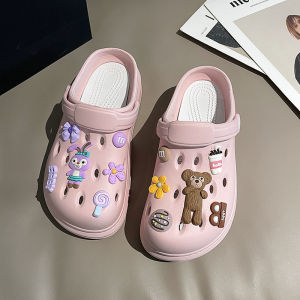 WomenS Summer Simple And Cute Versatile Student Soft-Soled Thick-Soled Closed-Toe Sandals