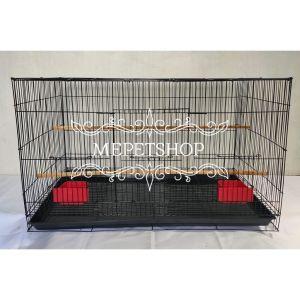 KANDANG BESI LIPAT KOTAK UKURAN 75X45X45 KANDANG PREMIUM BESI TEBAL KANDANG BURUNG KANDANG KELINCI KANDANG KUCING KANDANG MURAH KANDANG LIPAT KANDANG BESI KANDANG HEWAN KOMPLIT MEPETSHOP