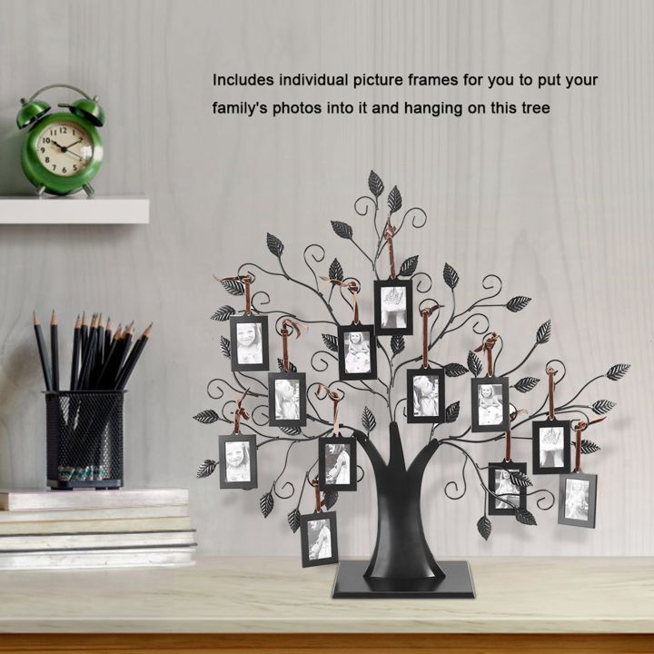 Thetford Design Family Tree Photo Frame With 6 Hanging Picture Frames