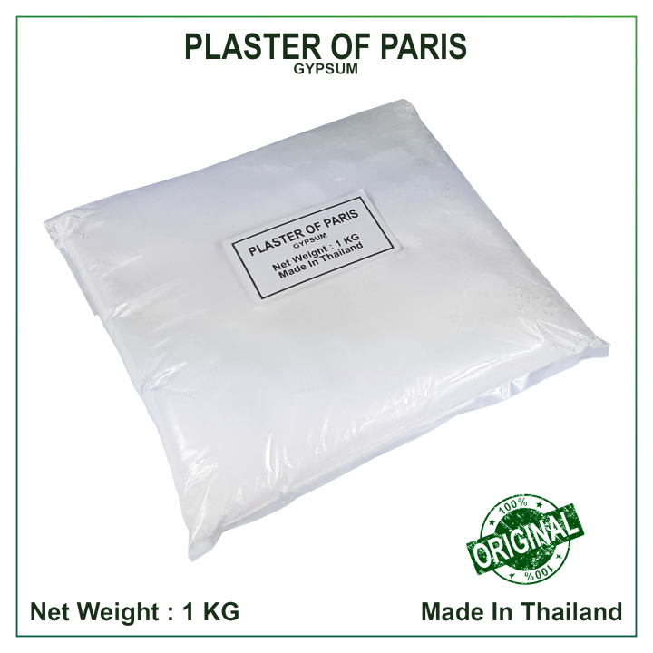 Plaster Of Paris Gypsum Powder 1 KG Original Made In Thailand For