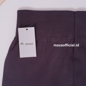 Moza Celana Legging Abu Tua Wanita Dewasa Panjang Tebal Pinggang Karet Jumbo S M L XL XXL 4L 5L 6L