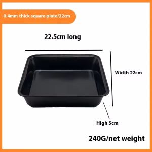 Carbon Steel Nonstick Roasting Pan Square Baking Tray Loaf Toast Bread Cake Bakeware DIY Pastry Pan Dish Kitchen Utensils