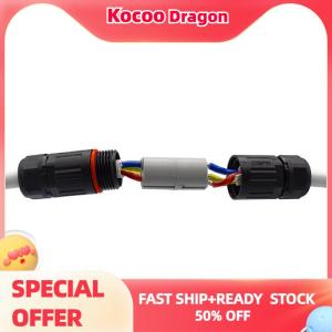 Kocoo IP68 Industrial Electrical Waterproof Wire cable Connector Outdoor Plug Socket