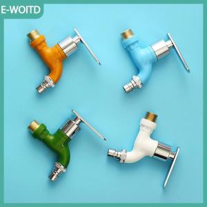 【E-WOITD】 4 Màu Sắc Vòi Nước 1 2  Nam Treo Tường Máy Giặt Vòi Nước Nhựa Vòi Nước Kết Nối Nhanh Chóng Vườn Ban Công Vòi Nước