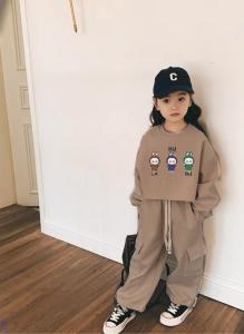 oneset viral anak perempuan motif labubu kuromi usia 1-12 tahun terlaris