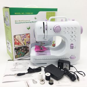 20 Needle Portable Sewing Machine Multifunctional Home Sewing Machine Electric Replaceable Presser Foot Motor Sewing Machine with LED Light High And Low Speed Sewing Machine With 2 Speed Control