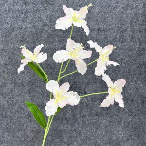 Cành Hoa Diên Vỹ 6B (Hoa Iris) decor tiệc cưới quán cà phê sự kiện. Hoa Lụa LyLy Decor