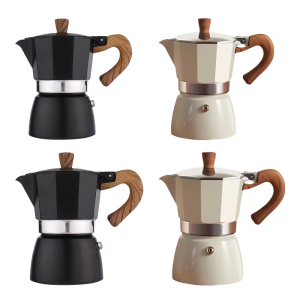 Máy pha cà phê Expresso Mocha hiệu quả với kết cấu hợp kim nhôm Bình cà phê chuyên nghiệp tay cầm chịu nhiệt cho cà phê