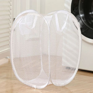 Dizoey lưới Pop Up rổ đựng đồ giặt giỏ lưới đựng quần áo có thể gấp lại Đối với trang chủ phòng ngủ phòng tắm ký túc xá du lịch lưu trữ container Túi