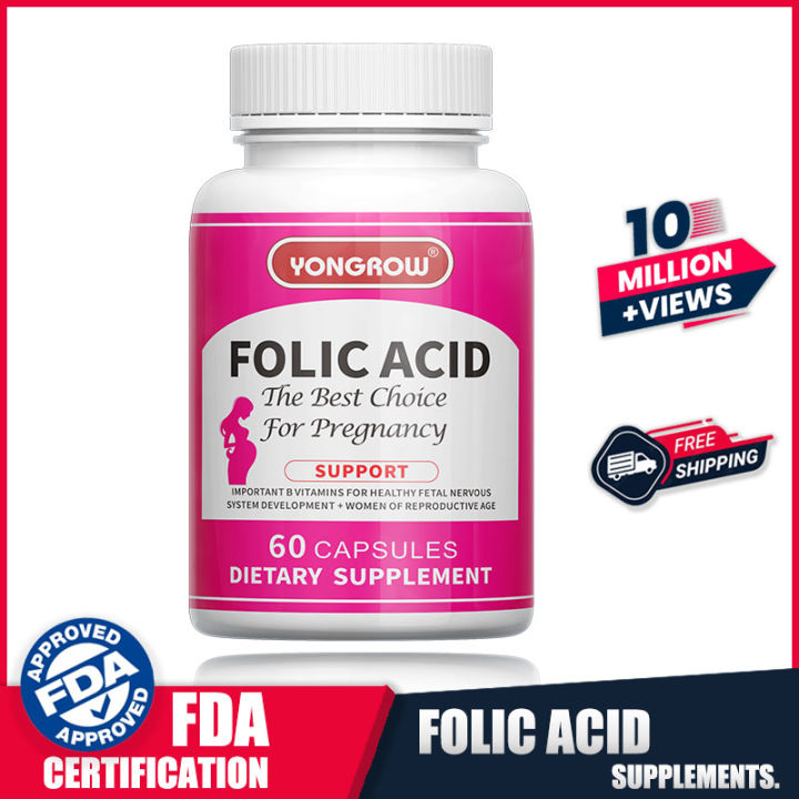 Folic acid supports healthy fetal nervous system development, helping ...