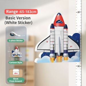 AODUOYAYA 3D Height Wall Sticker Kids Height Measurement Chart for Kids Detachable Magnetic Growth Chart