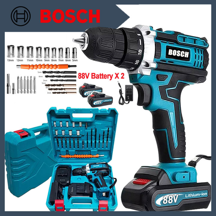 Cordless Drill Heavy Duty Brushless 2 Battery 88v 48v Japan Made Set ...