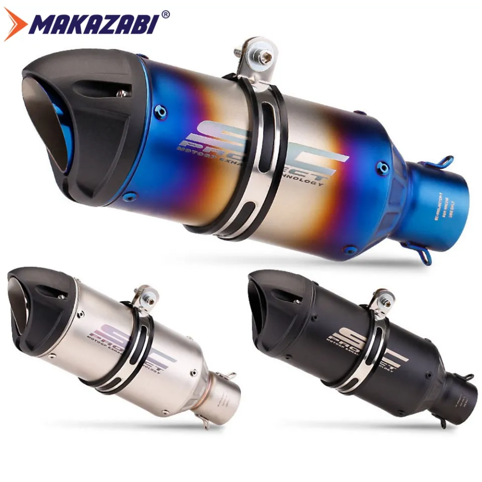 Motorcycle Exhaust Modified Muffler Pipe Moto Escape Scooter Pit Bike Dirt Motocross For Nmax Tmax530 Msx125 I257005765 - View #4