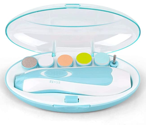 [SG Seller] Baby Electric Nail Trimmer Safe for baby blue or pink
