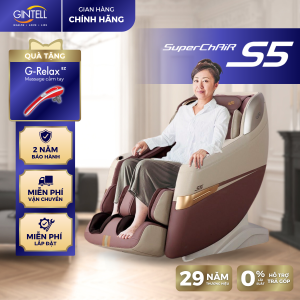 [ƯU ĐÃI ĐẶC BIỆT] Ghế Massage Toàn Thân Gintell S5 SuperChair | 2 năm bảo hành chính hãng