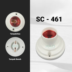 Fitting Lampu Plafon/fitting lampu plafon segi E27 merek CAHAYA