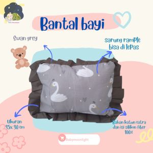 Promo ..!! Bantal bayi rample ( sarung bantal bisa di lepas & di cuci )