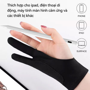 -CLUBLU- Găng Tay Vẽ Hoạ Sĩ Bản Đặc Biệt Tranh Cảm Ứng Hở Hai Ngón Chuyên Cho Bảng Vẽ Điện Tử Tablet