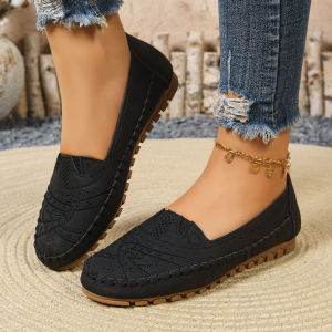 Free Shipping Spring And Autumn New Plus Size Casual Slip-On Flats Fashionable Shallow Bowknot WomenS Flats