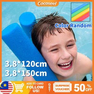 【Malaysia Shipped in 24 hours】Flexible Colorful Solid Foam Pool Noodles Swimming Water Float Aid Woggle Noodles 3.8*120cm/3.8*150cm(Color Random)泡沫條
