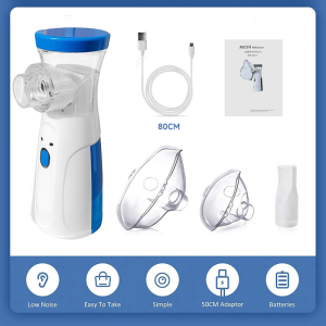 Portable Nebulizer Inhaler Ultrasonic Mesh Nebulizer with 3 Modes Handheld Asthma Inhaler Nebulizer Machine for Adults and Kids Breathing Problems
