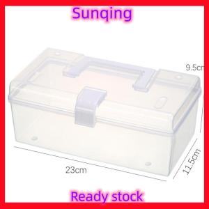 SQ Stationery [Flash Sale] Plastic Storage Box Box Organizer Multi-Functional Portable Cabinet Family Emergency Kit Box With Handle