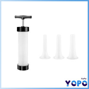 YoPo Manual Sausage Stuffer Machine Hand Operated Sausage Maker Tool With 3 Funnel