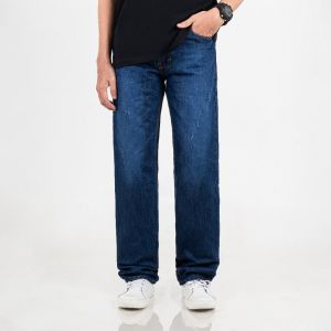 Otsky X Cavier Celana Jeans Pria Washing Indigo X IDG01 Reguler Fit