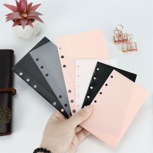 MMLUCK Trong suốt Túi chất kết dính Không thấm nước Đen Hồng Túi lá rời Sinh viên A6 Túi đựng tài liệu Đồ dùng văn phòng