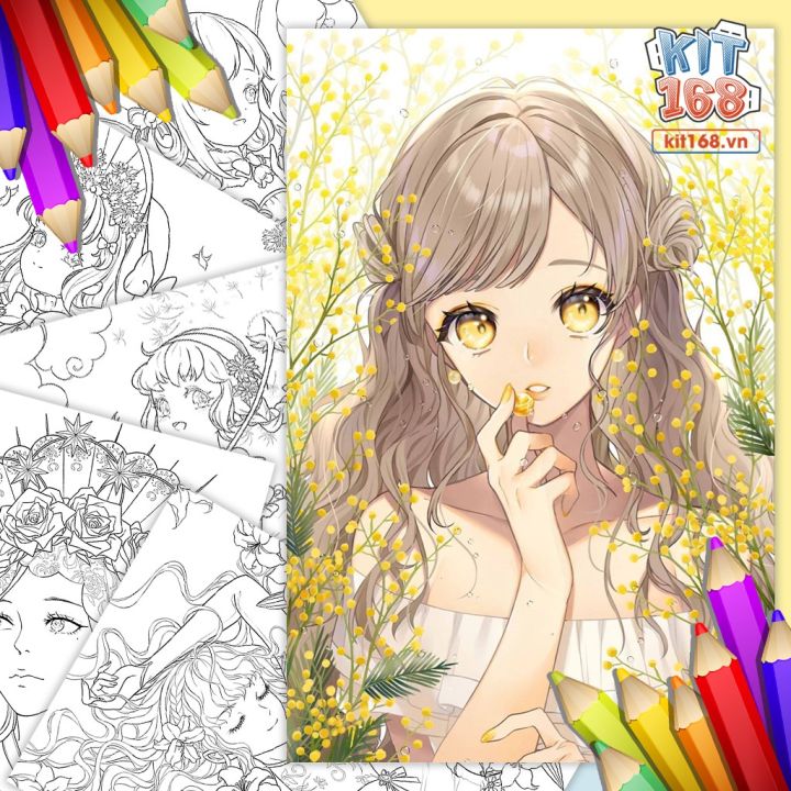 Download tranh tô màu cho bé với những nhân vật công chúa, nhân vật trong  các phim hoạt hình dễ thương, Trọn Bộ Tran… | Cardcaptor sakura, Cô gái  trong anime, Anime