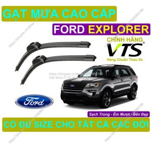 Gạt Mưa Silicon Kính Lái Ford Explorer Cặp Gạt M.ưa Kính Lái Ford Explorer Có Đủ S.ize Cho Các Đời Xe Ford Explorer