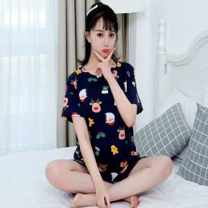 Ninabobo BT001 Baju Tidur Piyama Set Stelan Baju Tidur Wanita Lengan Pendek CP Dewasa Pakaian Piama Kartun Karakter Pajamas