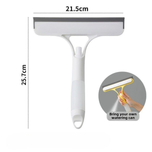 17KM 3-in-1 Window Wiper Glass Clean Scraper Glass Wiper With Spray Bottle Mirror Cleaner Cleaning Tools