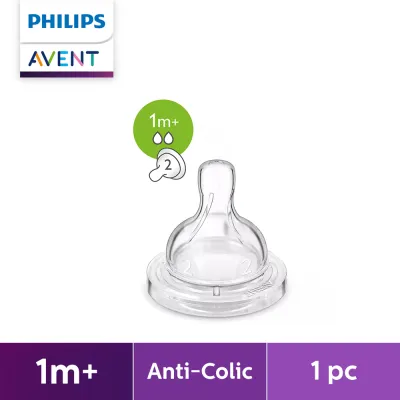 Philips AVENT [Online Exclusive] 1m+ Anti-colic Slow Flow Nipple